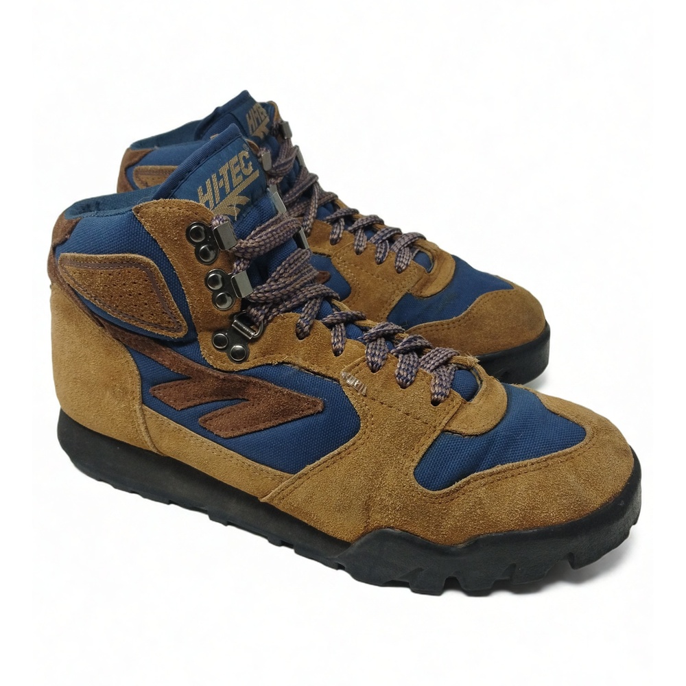 Hi-Tec Sierra Hiking Boots Size 12 Leather Gorpcore Retro Trail Outdoor 90s